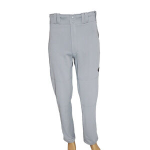 DeMarini Relaxed Fit Gray with Black Piping Baseball Pants Size Adult Medium NWT